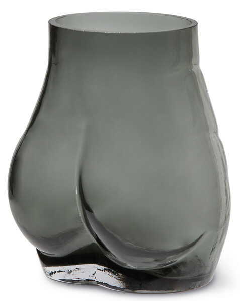 Lilie - Vas, H 19 cm - Grå