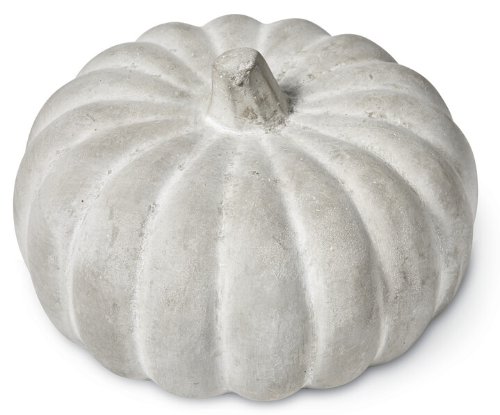 Pumpa - Prydnadsföremål, H 10 Ø 15 cm - Grå