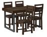 Woodenforge - Matgrupp med 4 stolar Woodenforge - Brun