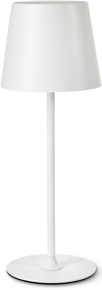 Luca - Portabel bordslampa, H39 Ø14,5 cm - Vit