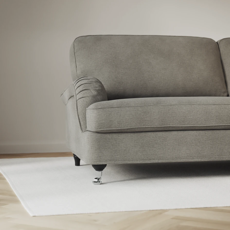 Oxford - 3-sits soffa svängd - Grå