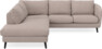 Madison - 2-sits soffa med divan vänster - Beige