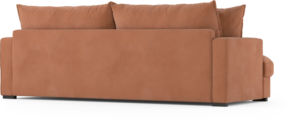 Mila - 4-sits soffa, hel dyna - Orange