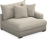Rossi - 1,5-sits med armstöd vänster - Beige