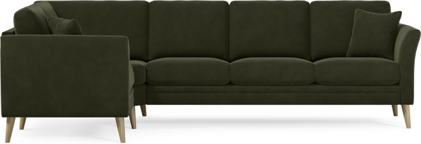 Eden - Hörnsoffa, 1+3-sits - Grön