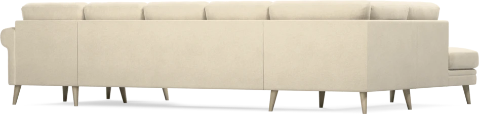 Eden - 3-sits soffa med divan vänster och schäslong höger - Beige