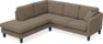 Eden - 2-sits soffa med divan - Gul