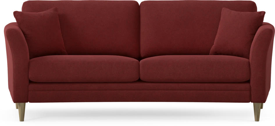 Eden - 2,5-sits soffa svängd - Röd