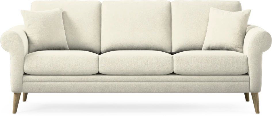 Eden - 3-sits soffa - Vit