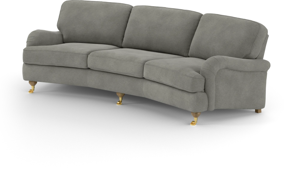 Oxford - 3-sits soffa svängd - Grå