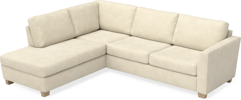 Friday - 2,5-sits soffa med divan vänster - Beige