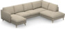 Madison Lux - 2-sits soffa med schäslong vänster och divan höger - Beige