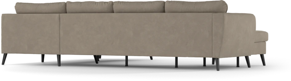 County - Hörnsoffa, 3+2-sits med schäslong vänster - Beige