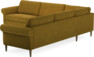 Bridge - Hörnsoffa, 3+3-sits - Gul