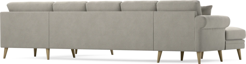 Eden - 3-sits soffa med schäslong vänster och divan höger - Grå