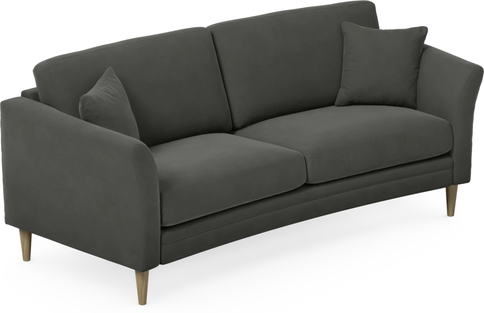 Eden - 2,5-sits soffa svängd - Grå