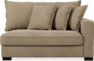 Rossi - 2-sits med armstöd höger - Beige