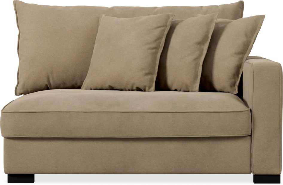 Rossi - 2-sits med armstöd höger - Beige