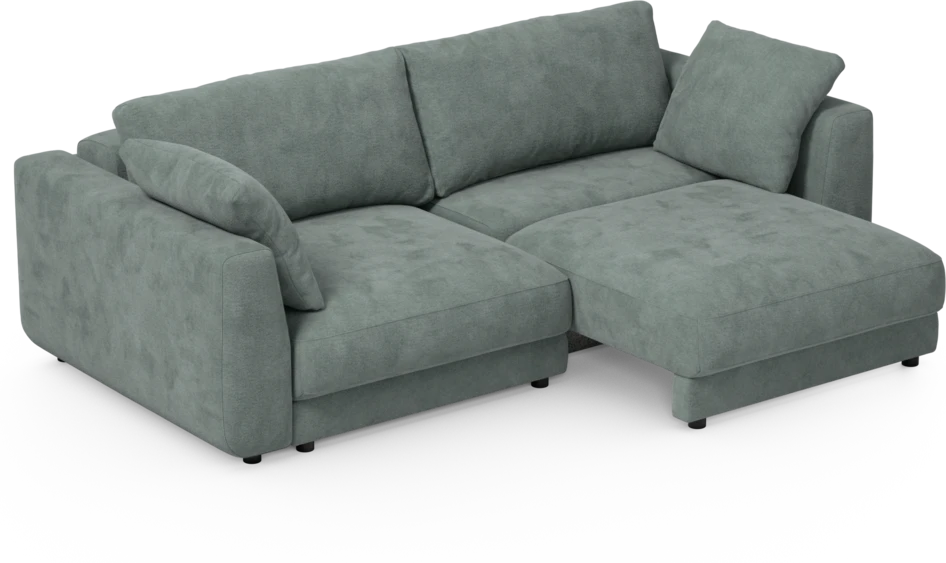 Amie - Bäddsoffa 3-sits - Blå