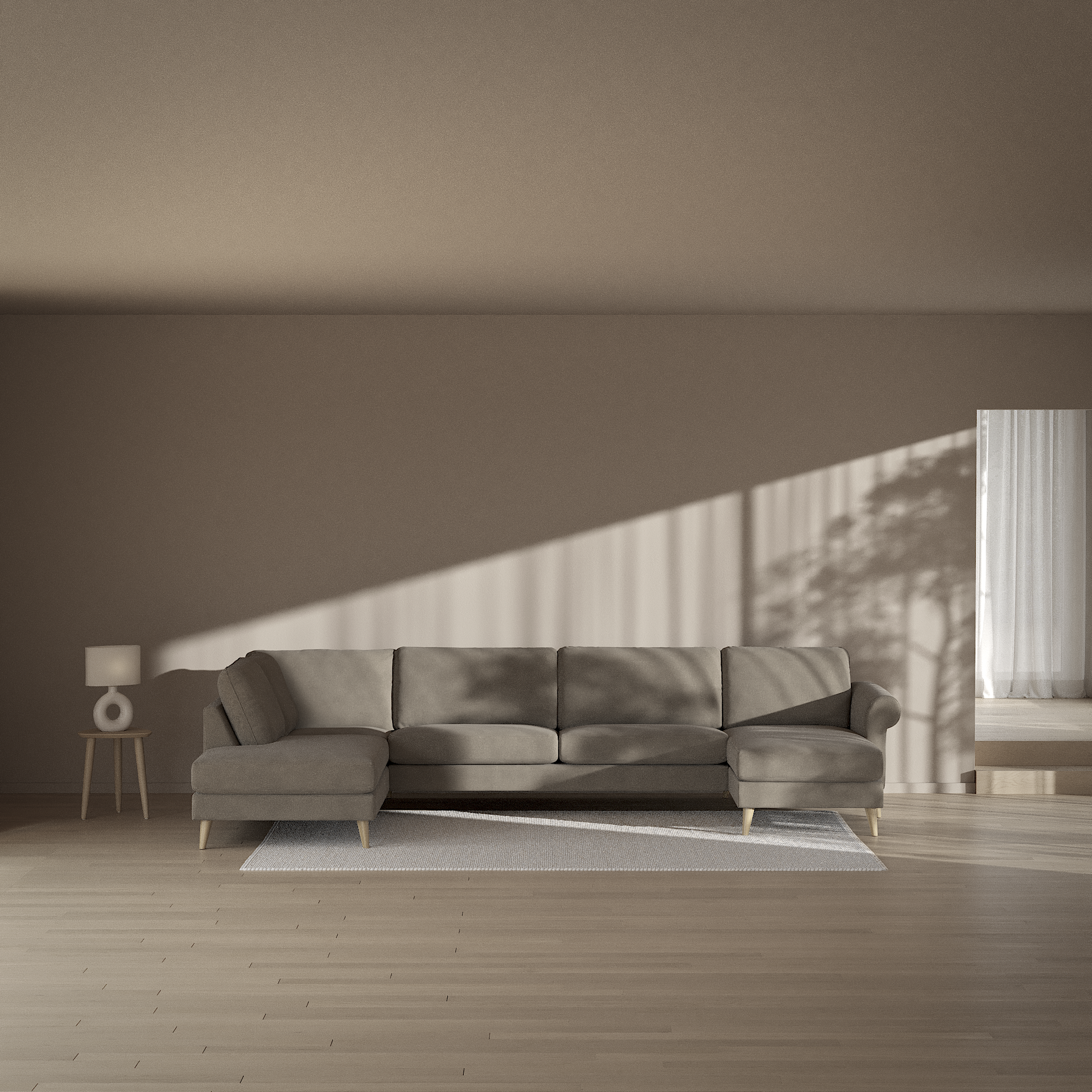 Bridge - 3-sits soffa med divan vänster och schäslong höger - inspiration
