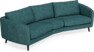 Madison - 3-sits soffa svängd, 90 cm - Turkos