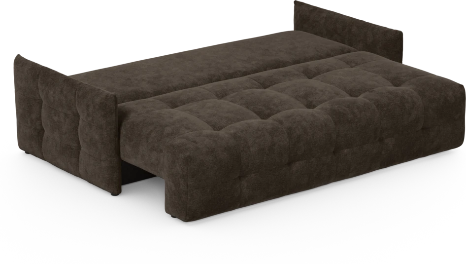 Bella - Bäddsoffa 3-sits - Brun