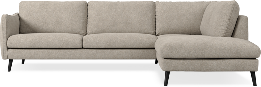Madison Lux - 3-sits soffa med divan höger - Vit
