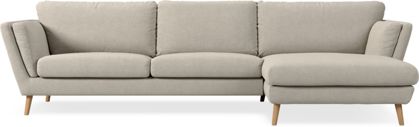 Madison - 3-sits soffa med schäslong höger - Beige