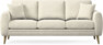 Eden - 3-sits soffa - Vit