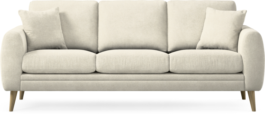 Eden - 3-sits soffa - Vit