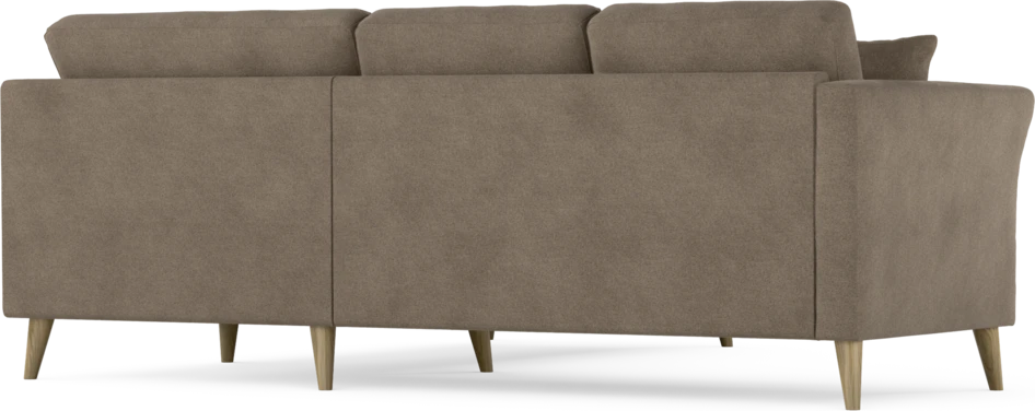 Eden - Hörnsoffa, 2+2-sits - Brun