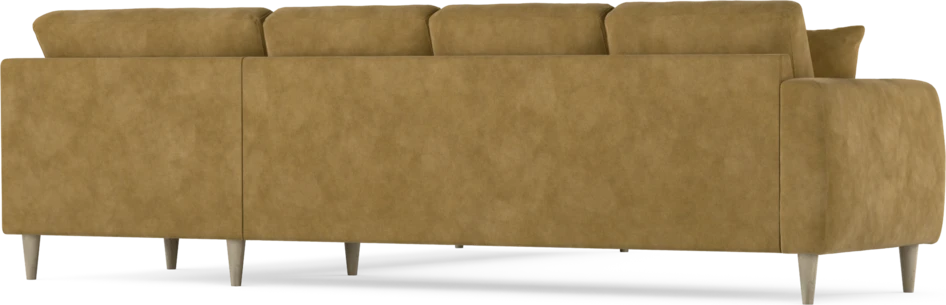 Eden - Hörnsoffa, 3+3-sits - Gul