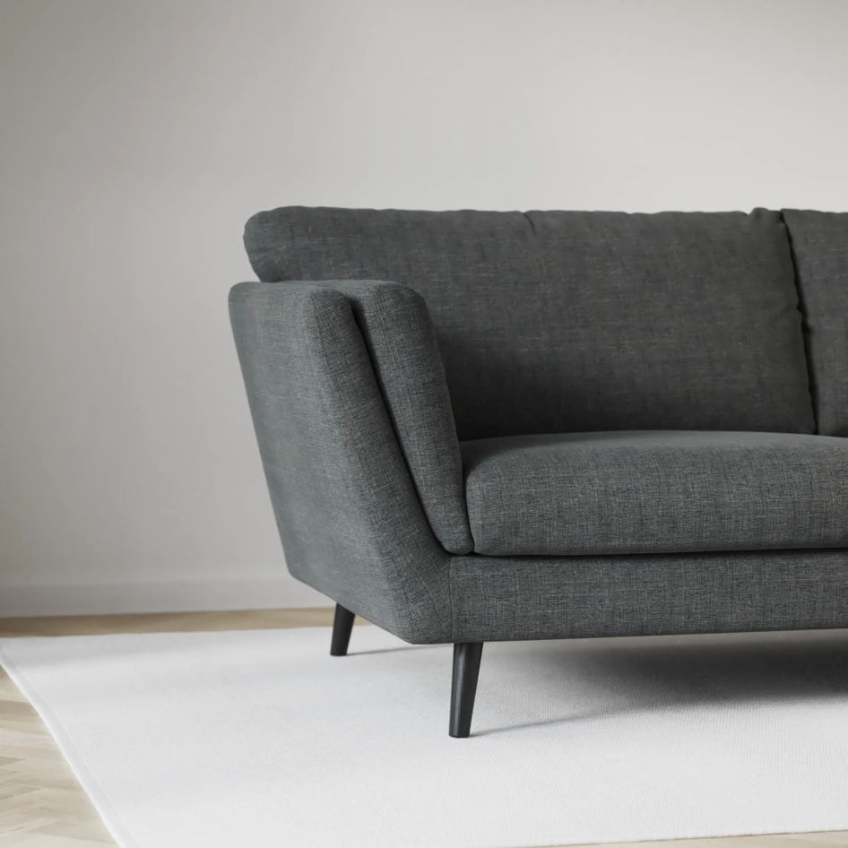 Madison Lux - 2-sits soffa med divan vänster och schäslong höger - Grå