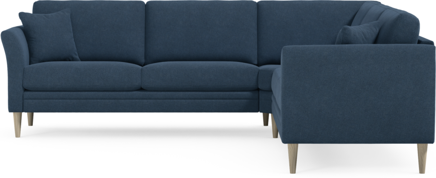 Eden - Hörnsoffa, 2,5+2,5-sits - Blå