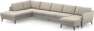 County - 4-sits soffa med divan vänster och schäslong höger - Beige
