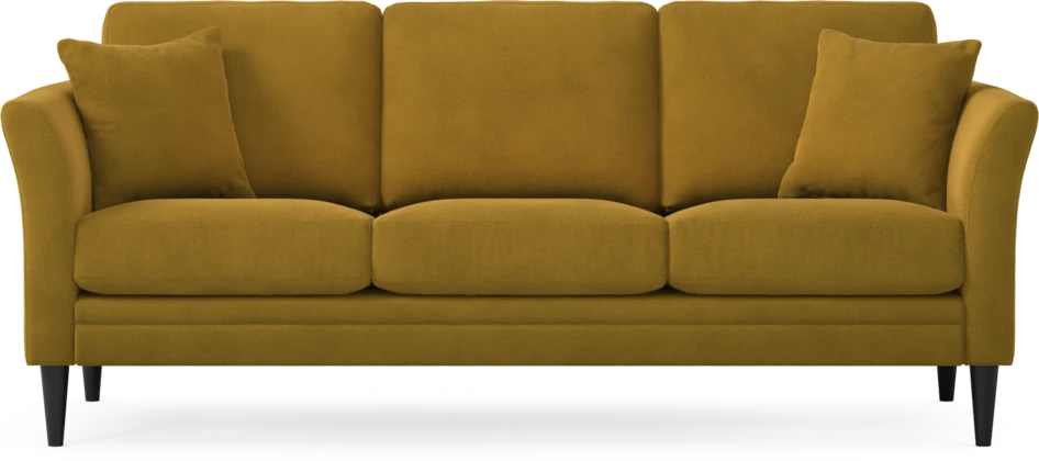 Eden - 3-sits soffa - Gul