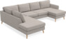 County - 3-sits soffa med divan vänster och schäslong höger - Beige