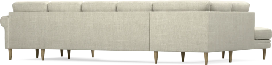 Eden - 3-sits soffa med divan vänster och schäslong höger - Beige