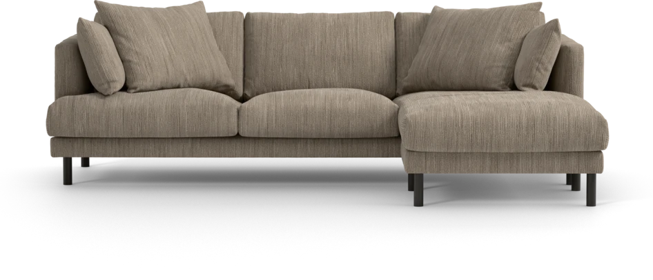 Harper - 4-sits med schäslong höger  - Beige