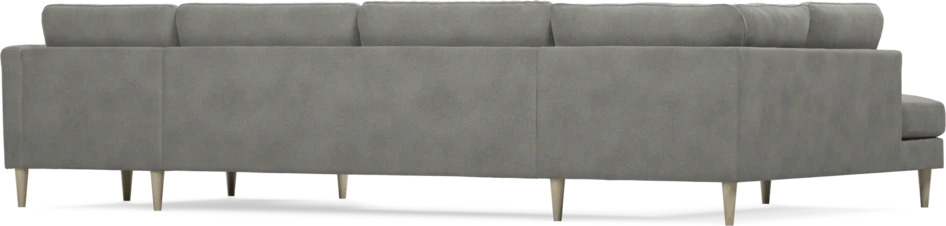 Bridge - 3-sits soffa med divan vänster och schäslong höger - Grå