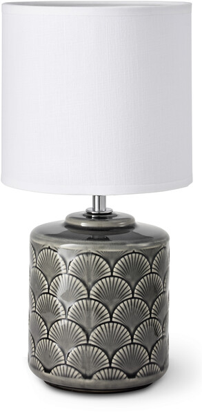 Florina - Bordslampa, H31 Ø15 cm - Grå