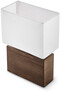 Matteo - Bordslampa, H35,5 B13cm - Brun