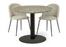 Tiffany - Matgrupp med 2 stolar Kiwi - Beige