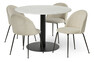Tiffany - Matgrupp med 4 stolar Kiwi - Beige