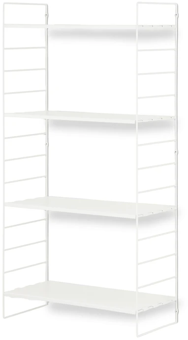 Wera, Vägghylla byggbar med 4 hyllplan, 60x30x121 cm