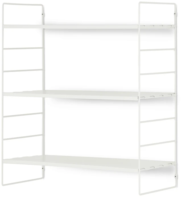 Wera, Vägghylla byggbar med 3 hyllplan, 60x30x69,4 cm