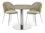 Tiffany - Matgrupp med 2 stolar Kiwi - Beige