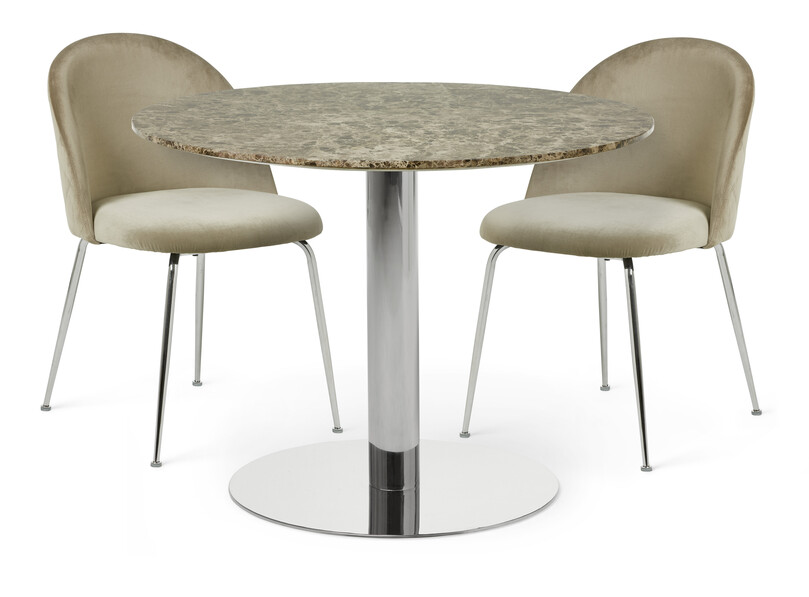 Tiffany - Matgrupp med 2 stolar Kiwi - Beige