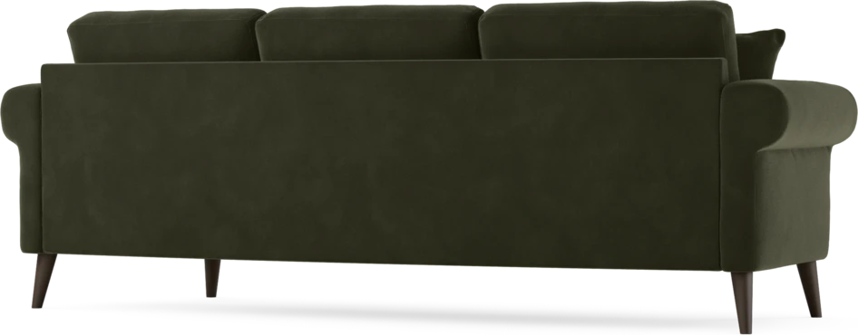 Eden - 3-sits soffa svängd - Grön