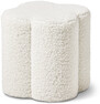 Lycka - Sittpuff, Ø 35 cm - Vit